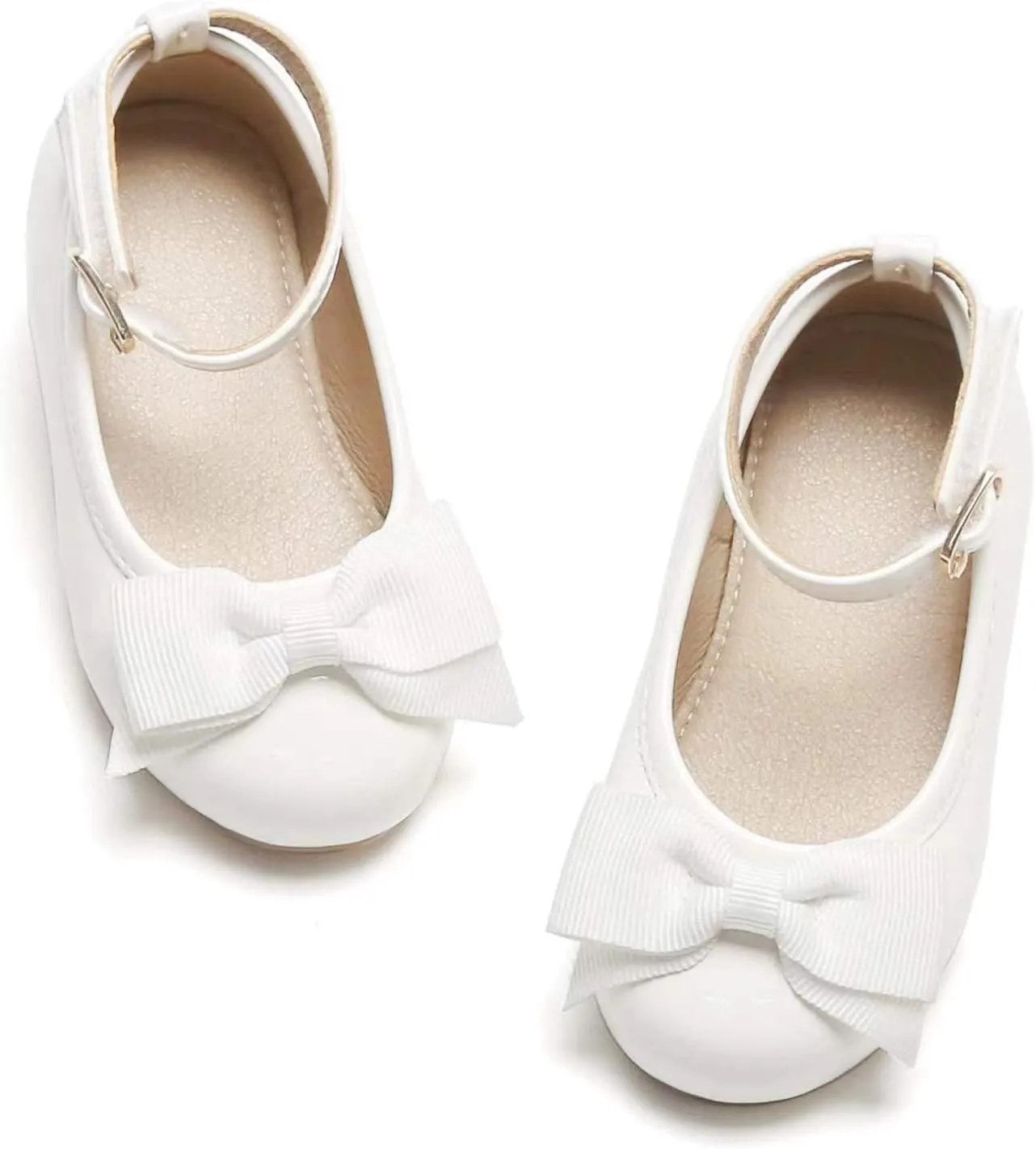 Otter MOMO Toddler/Little Girls Mary Jane Ballerina Flats Shoes Slip-on School Party Dress Shoes