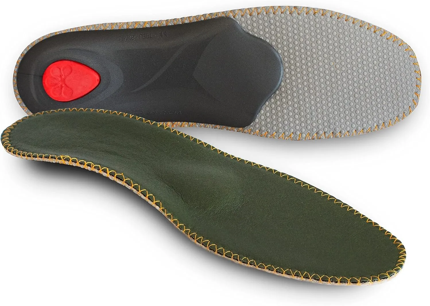 pedag Viva Outdoor | Made in Germany | Hiking Arch Support, Metatarsal Pad & Heel Cushion | Breathable Vegan Leather Insoles | Semi-Rigid | Prevents Foot Odor & Relieves Tired Feet. Size US W7/EU37