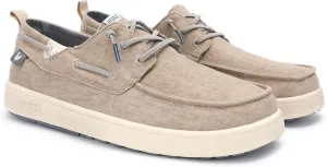 PITAS Maui Flax Slip-On Shoes for Men | Casual Summer Men’s Moccasin | Everyday Wear Loafers | Beige
