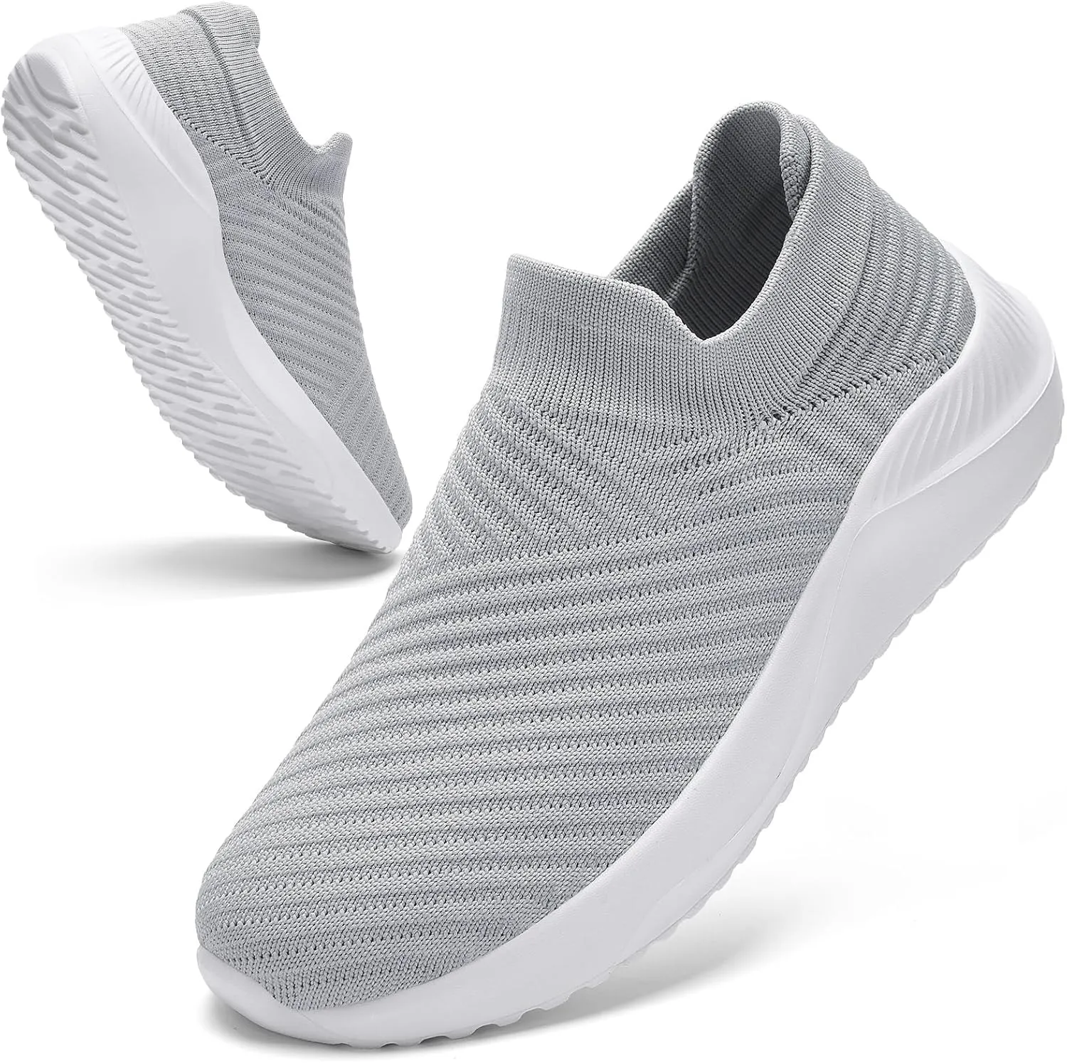 PPQ Womens Walking Shoes Slip on ，Soft Slip in Sock Sneakers for The Shoes are Very Light and Suitable for People who Walk a lot