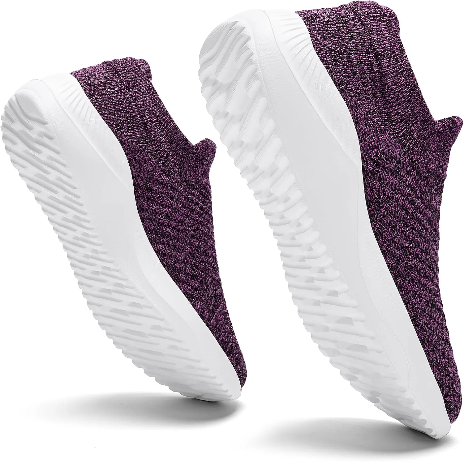 PPQ Womens Walking Shoes Slip on ，Soft Slip in Sock Sneakers for The Shoes are Very Light and Suitable for People who Walk a lot