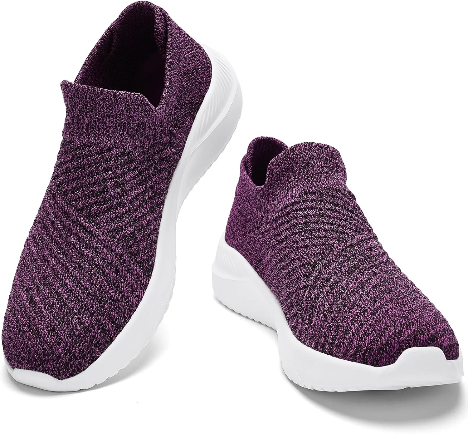 PPQ Womens Walking Shoes Slip on ，Soft Slip in Sock Sneakers for The Shoes are Very Light and Suitable for People who Walk a lot