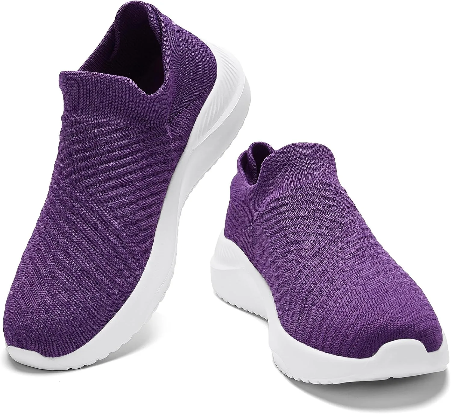 PPQ Womens Walking Shoes Slip on ，Soft Slip in Sock Sneakers for The Shoes are Very Light and Suitable for People who Walk a lot