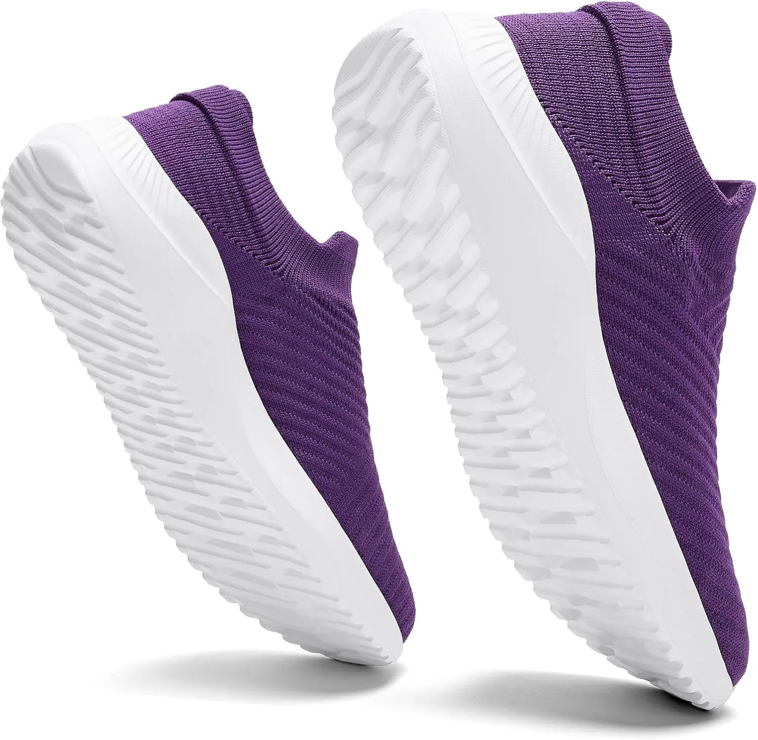 PPQ Womens Walking Shoes Slip on ，Soft Slip in Sock Sneakers for The Shoes are Very Light and Suitable for People who Walk a lot