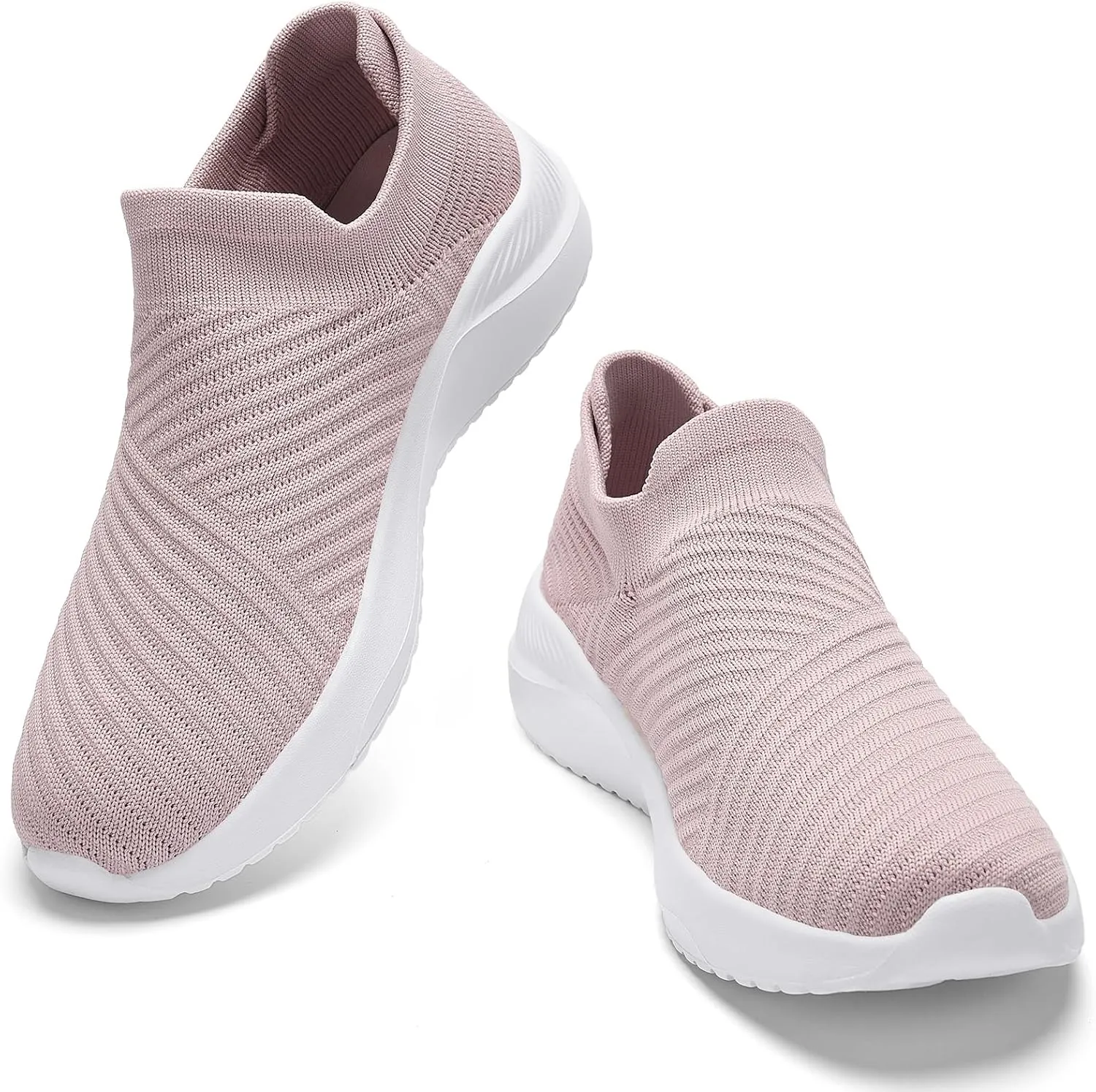PPQ Womens Walking Shoes Slip on ，Soft Slip in Sock Sneakers for The Shoes are Very Light and Suitable for People who Walk a lot