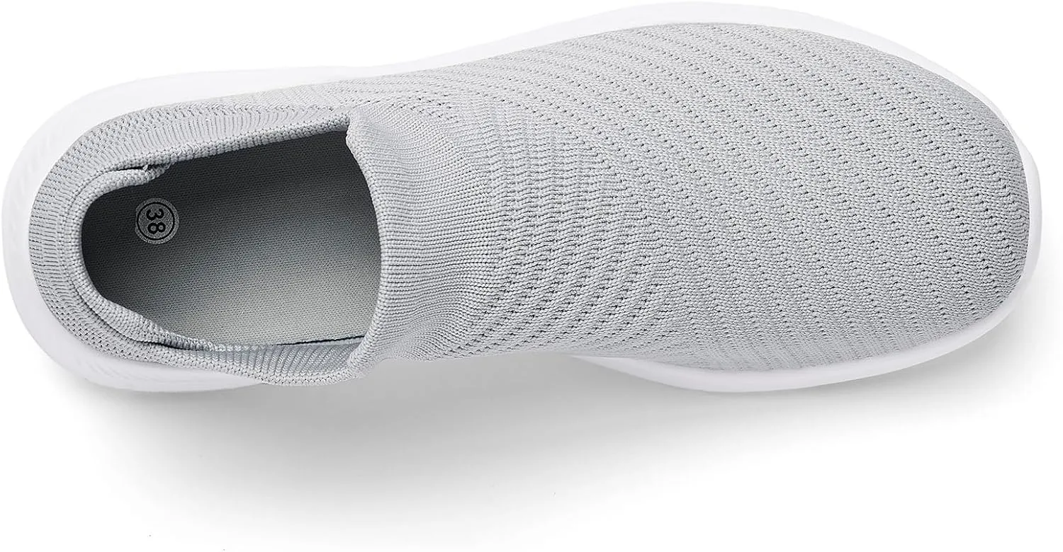 PPQ Womens Walking Shoes Slip on ，Soft Slip in Sock Sneakers for The Shoes are Very Light and Suitable for People who Walk a lot