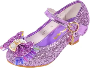 Princess Shoes for Girls, Toddler Dress Shoes with Sparkle - Comfortable & Stylish (Size 2-13)