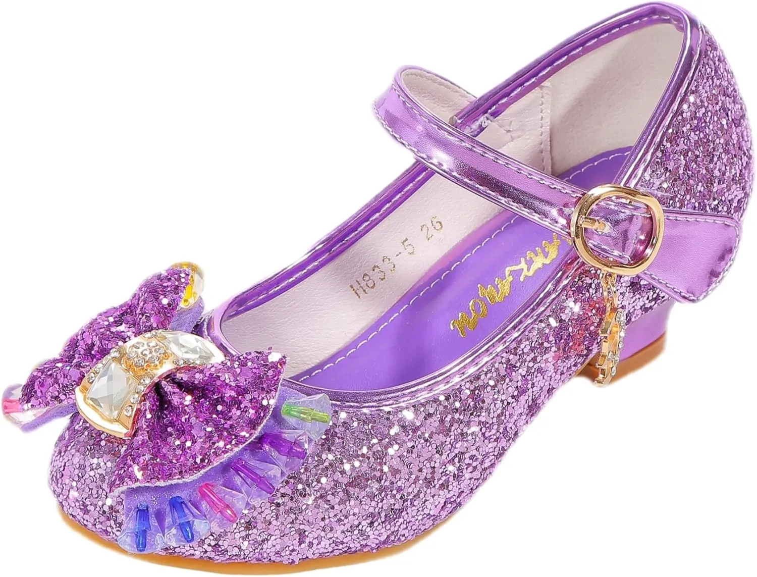 Princess Shoes for Girls, Toddler Dress Shoes with Sparkle - Comfortable & Stylish (Size 2-13)