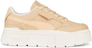 PUMA Womens Mayze Stack Soft Platform Sneakers Shoes Casual - Beige