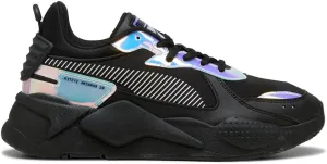 PUMA Womens Rs-X Metallic Lace Up Sneakers Shoes Casual - Black - Size 7.5 M
