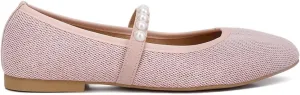 Sassie Pearl Embellished Ballerina Flats