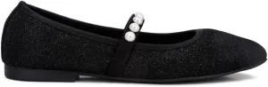 Sassie Pearl Embellished Ballerina Flats