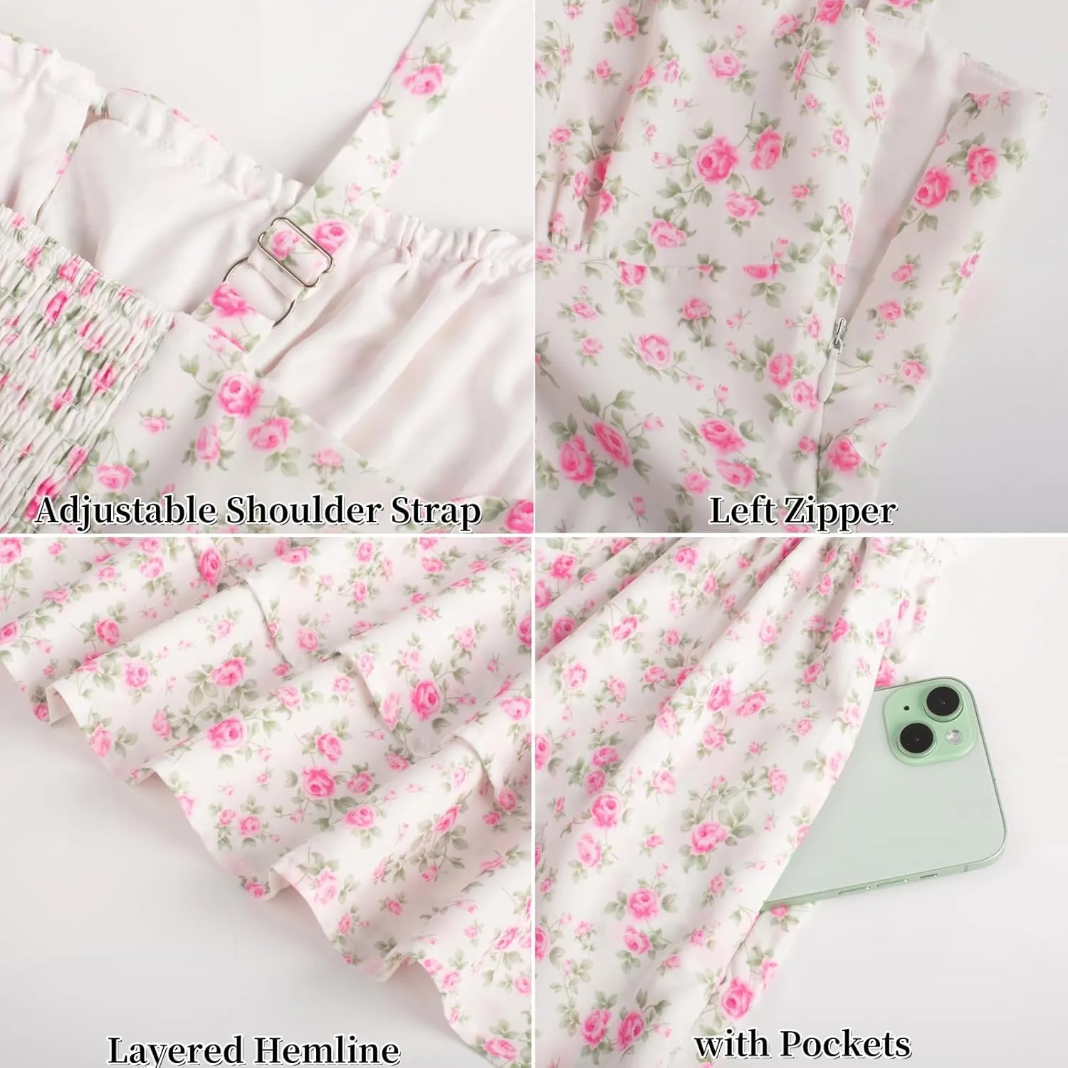 Scarlet Darkness Floral Corset Dress for Women Ruffle Mini Dress Summer Sundress