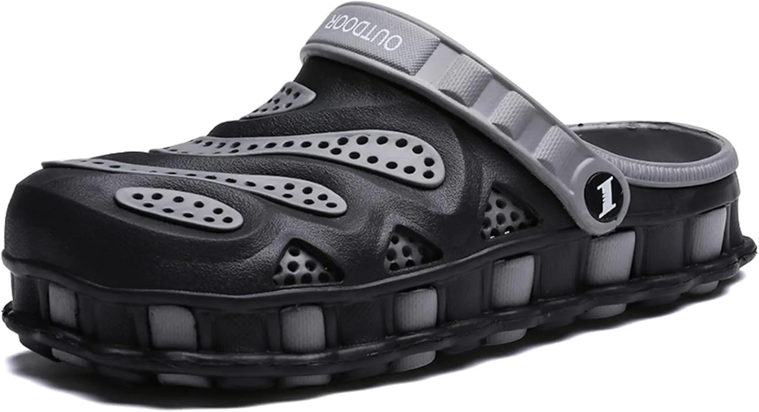 SECHRITE Men's Garden Clogs Shoes Summer Sandals Outdoor Non Slip Slippers Shower Slides for Pool Beach Yard