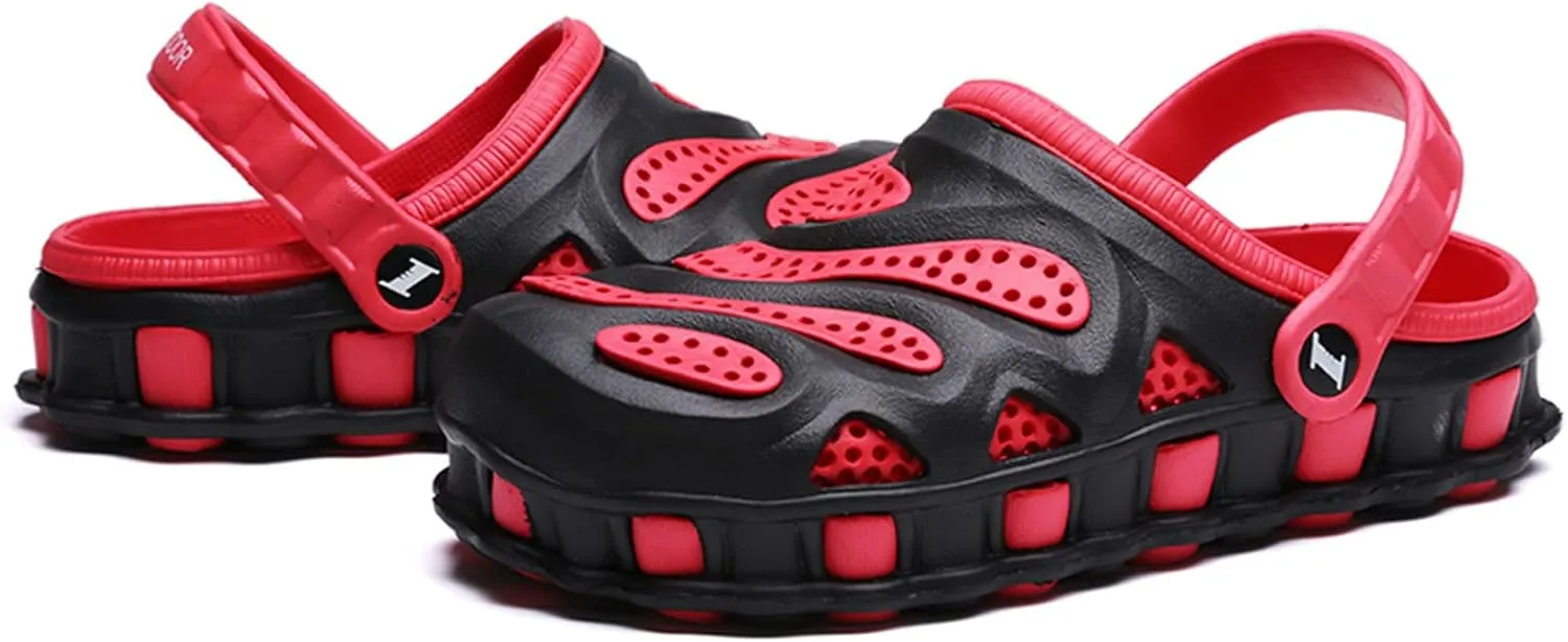 SECHRITE Men's Garden Clogs Shoes Summer Sandals Outdoor Non Slip Slippers Shower Slides for Pool Beach Yard