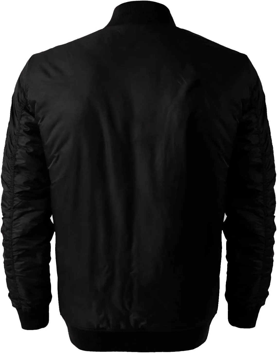 Shaka Wear Men's Flight Jackets – Casual MA-1 Bomber Coat Windbreaker Full Zip Fully Lined Regular and Bigs S~3XL