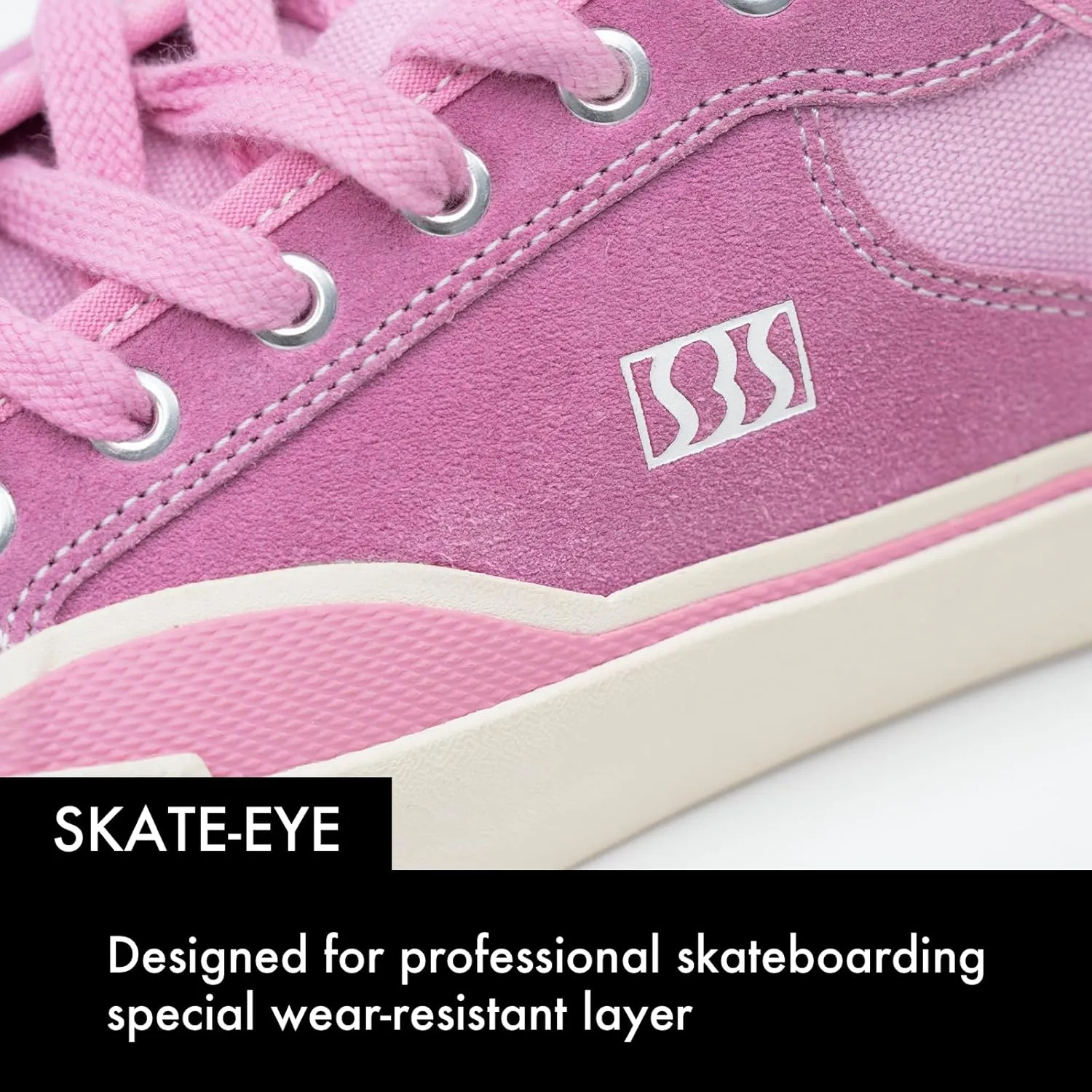 Skateboard Shoes for Men Leather Low Top Pro Skateboarding Training Casual Sneakers