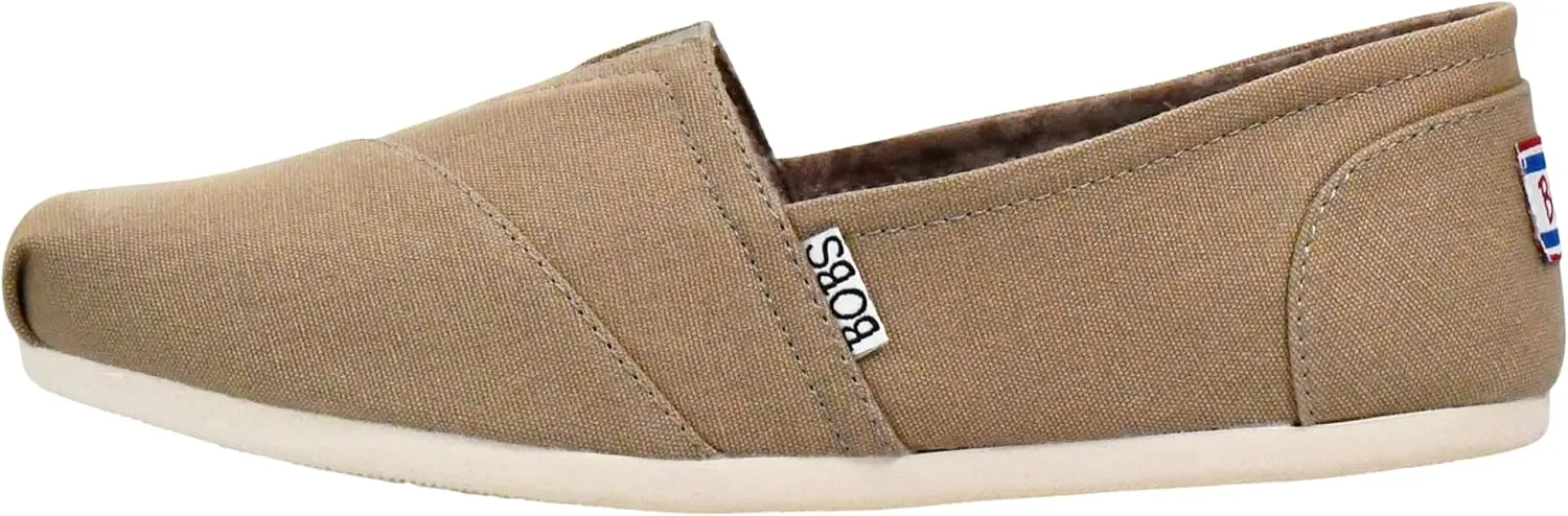 Skechers Women's Bobs Plush-Peace & Love Ballet Flat
