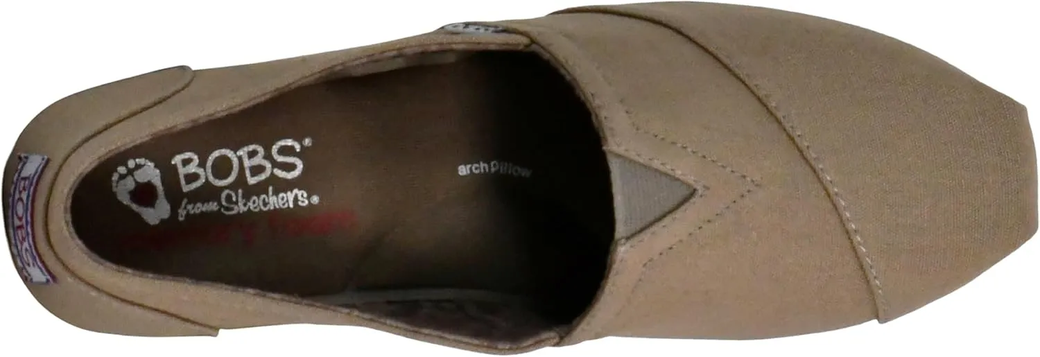 Skechers Women's Bobs Plush-Peace & Love Ballet Flat