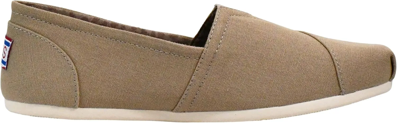 Skechers Women's Bobs Plush-Peace & Love Ballet Flat