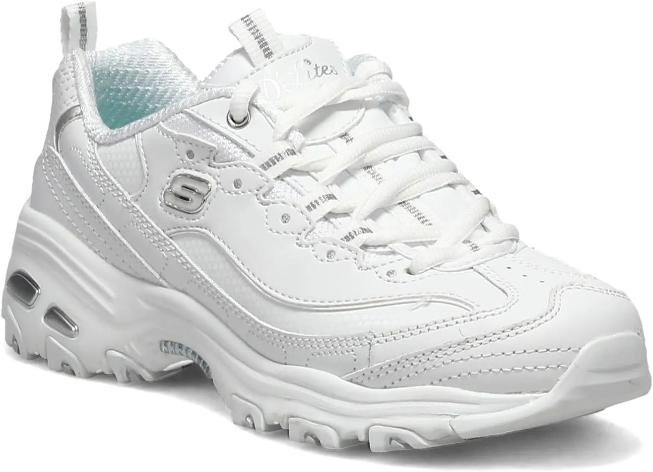 Skechers Women's D'Lites Fresh Start Memory Foam Lace-up Sneaker Fashion