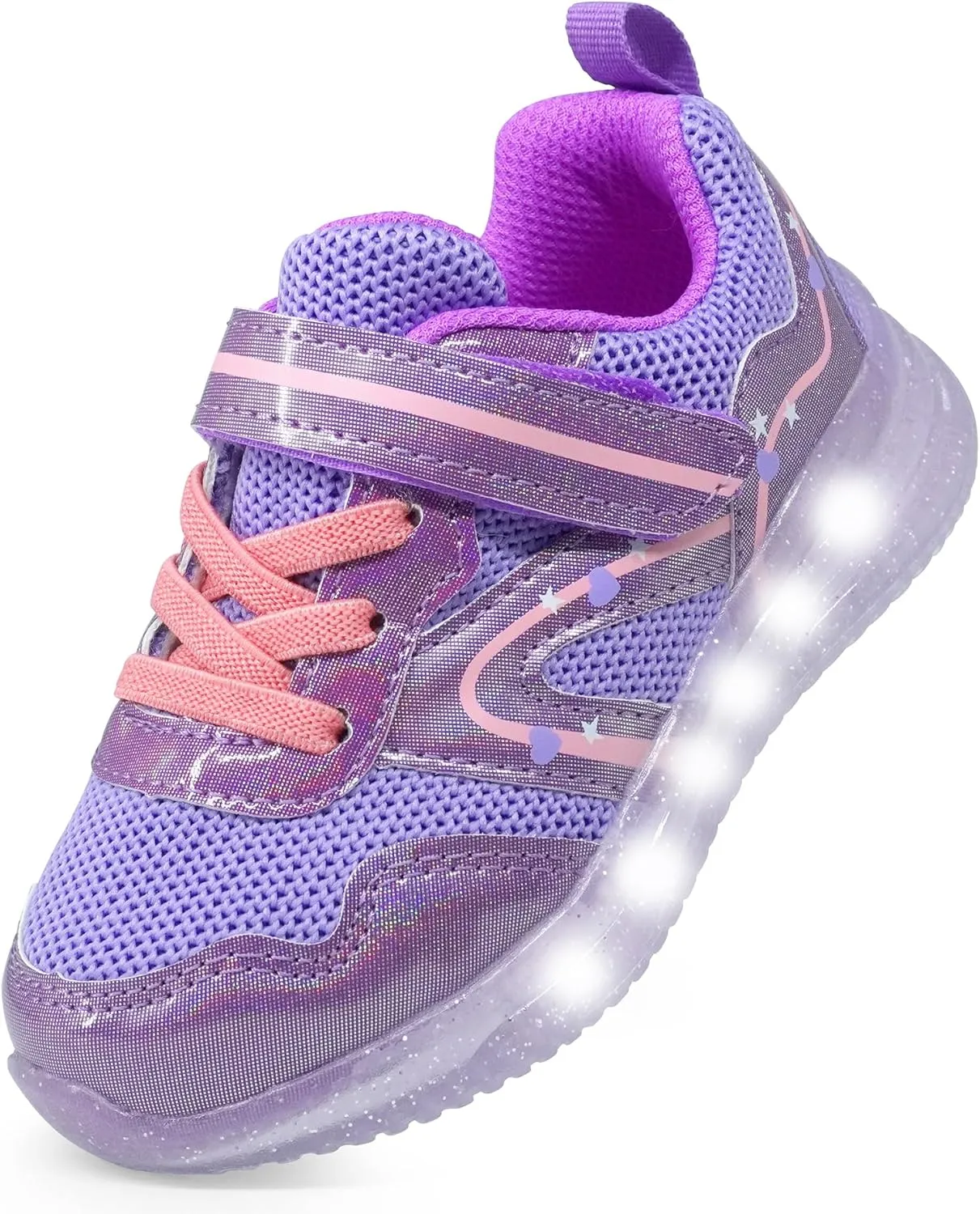 SKYWHEEL Boys Girls Sneakers Light up for Toddler Size 5 to Little Kids Size 2