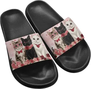Slide Sandals for Women Water Resistant Flip Flops Summer Travel Slippers Open Toe Shower Shoes for Men Gift
