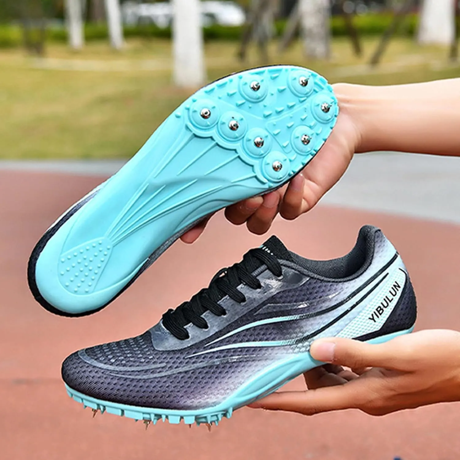 Spikes Track and Field Shoes Men Women Race Jumping Running Sneakers for Boys Girls Racing Jumping