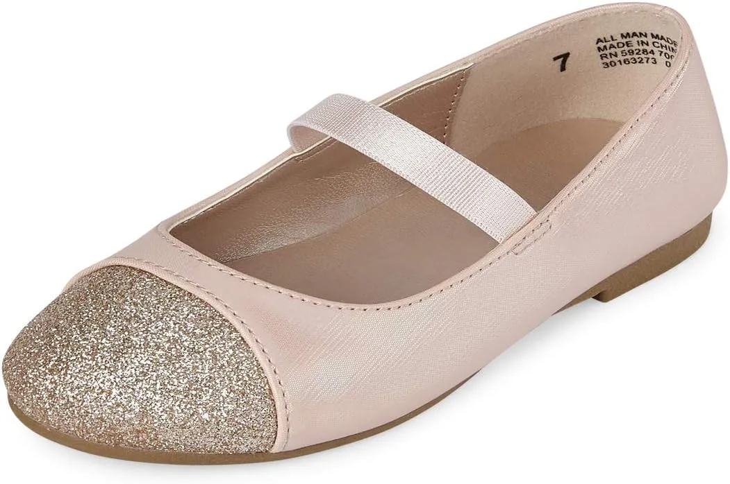 The Children's Place Baby-Girl's Strap Ballet Flats