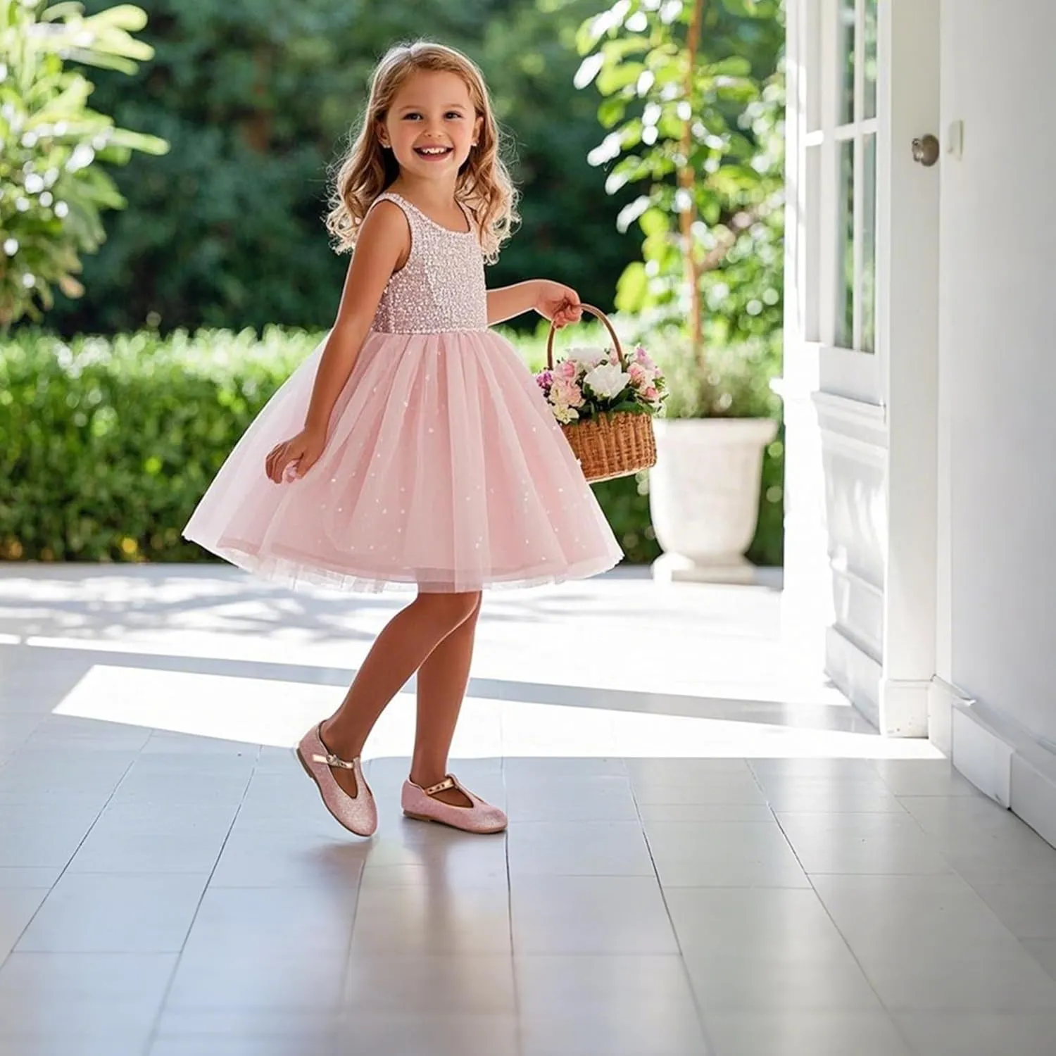THEE BRON Mary Jane Shoes for Girls T-Strap Toddler Flats Patent Leather with Crafted Legacy