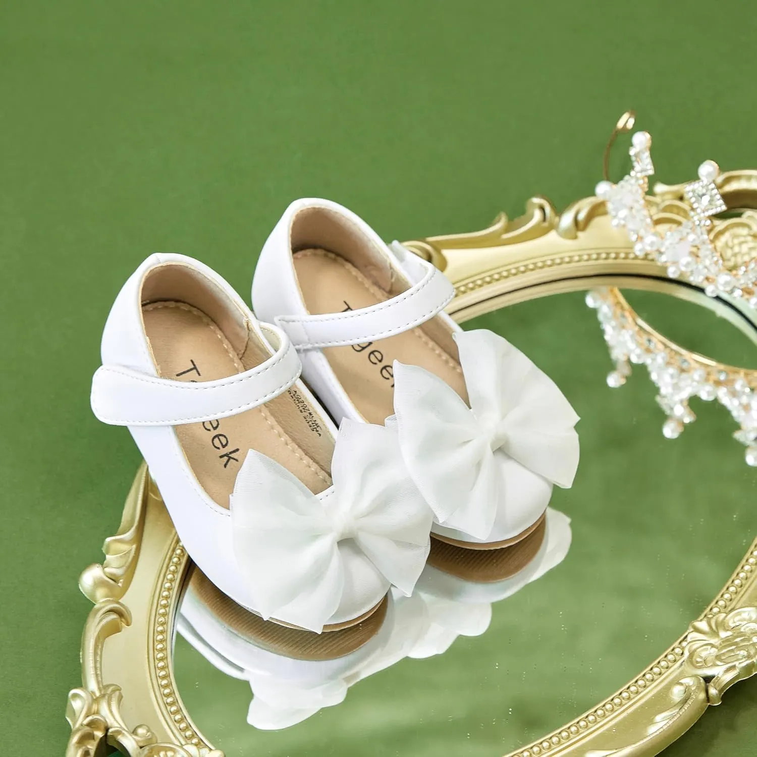 Toddler Ballet Flats for Girls - Princess Party Shoes Wedding & Dress