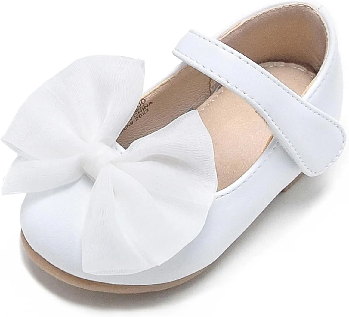 Toddler Ballet Flats for Girls - Princess Party Shoes Wedding & Dress