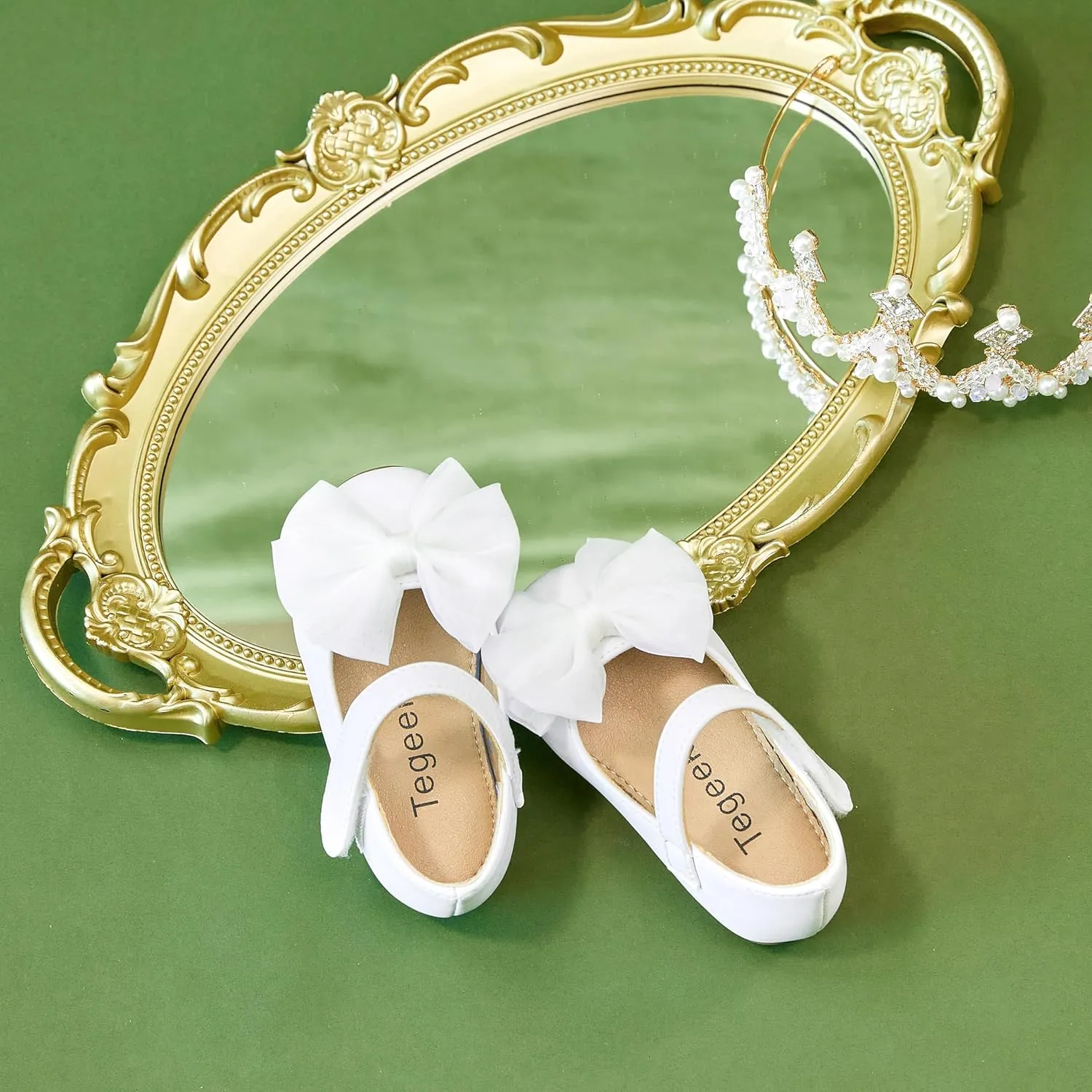 Toddler Ballet Flats for Girls - Princess Party Shoes Wedding & Dress