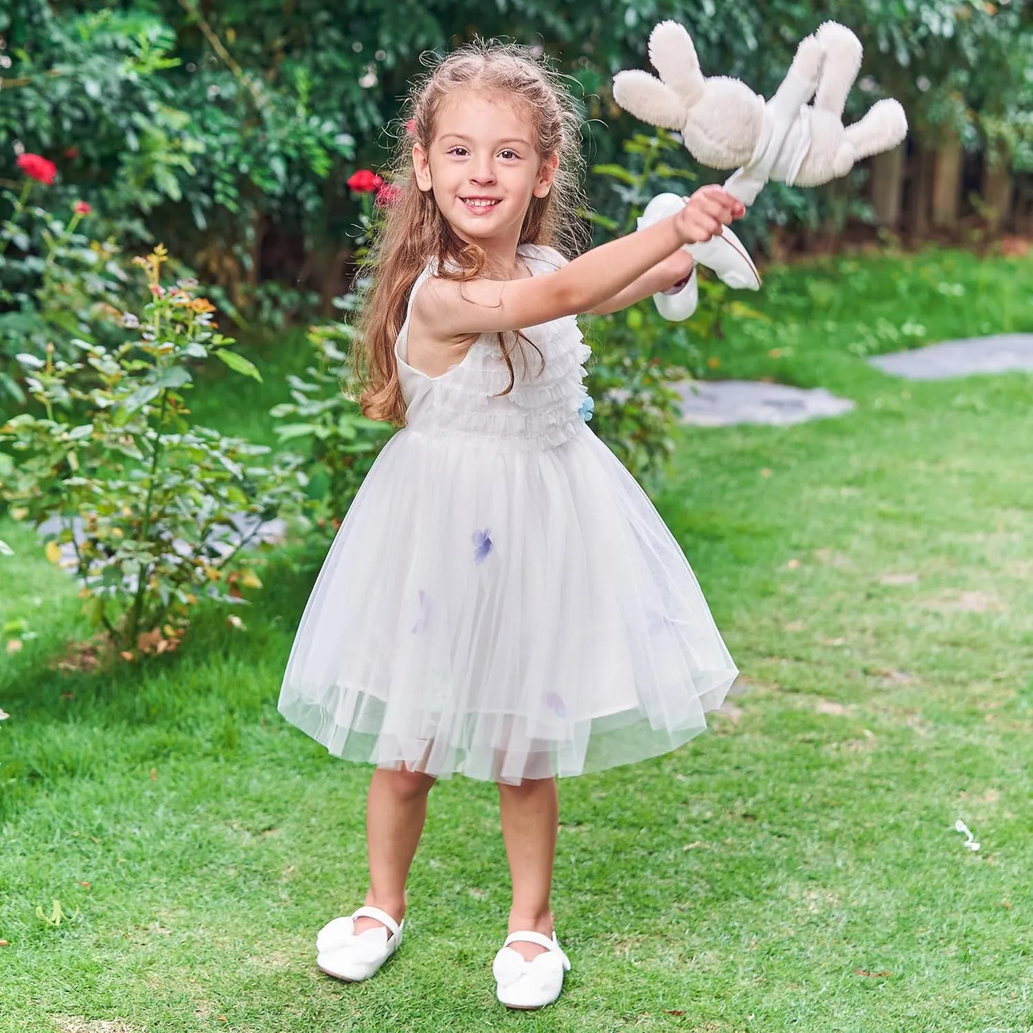 Toddler Ballet Flats for Girls - Princess Party Shoes Wedding & Dress