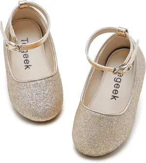 Toddler Ballet Flats for Girls - Princess Party Shoes Wedding & Dress