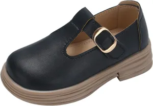 Toddler Girl Mary Jane Dress Shoes School Oxford Flats for Kids Party Shoes Wedding Uniform Platform Shoes
