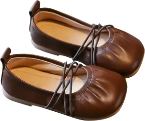 Toddler Girls Dress Shoes Ballet Flats Flower Girl Shoes for School Party Wedding Shoes Girls Mary Jane