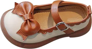 Toddler Girls Mary Jane Dress Shoes Uniform School Wedding Party Ballet Flats Slip-On Ankle Strap Sandal