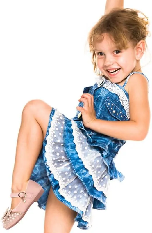 Toddler Girls Mary Jane Princess Ballet Flats Shoes School Party Dress Shoes