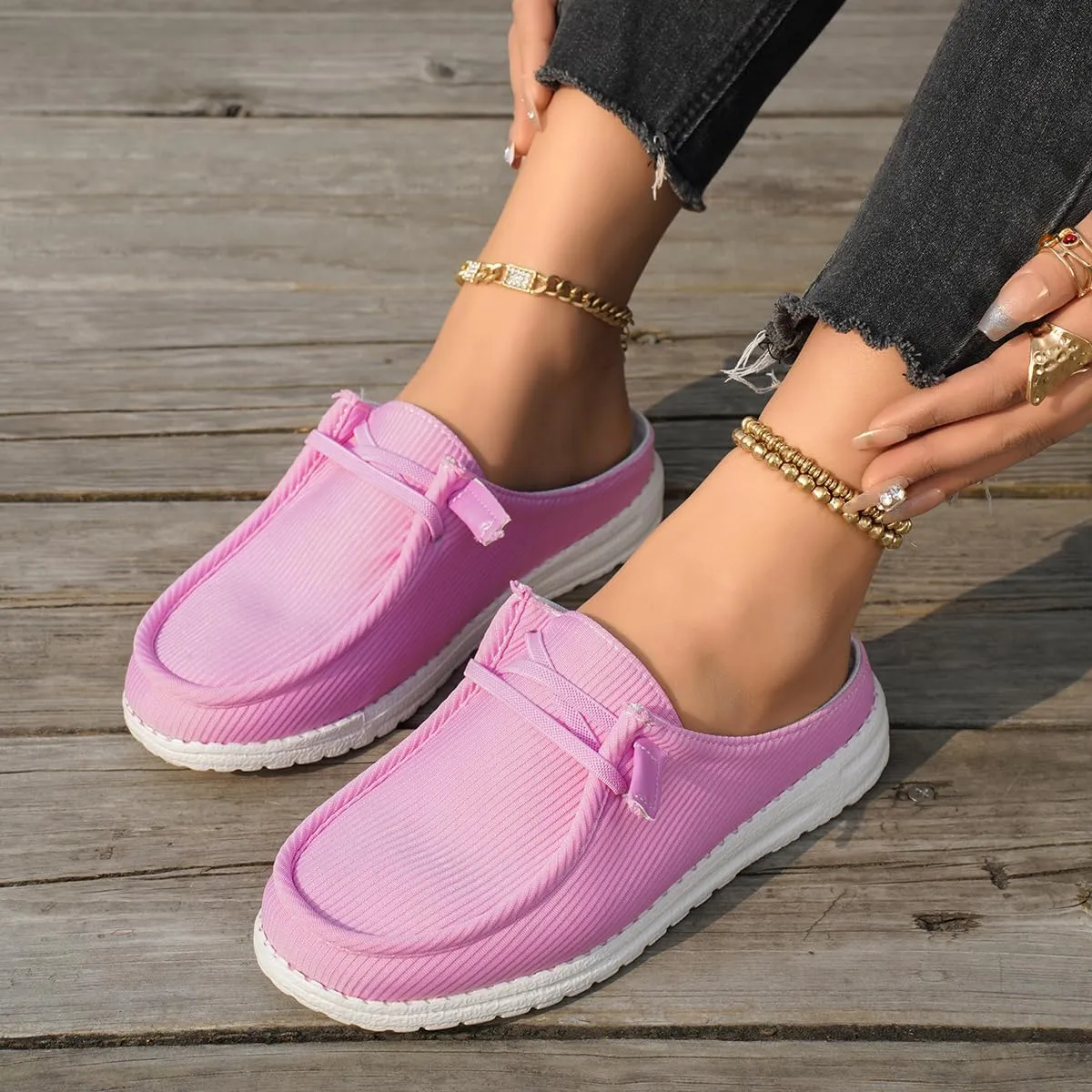 Unisex-Adult Sunflower Floral Canvas Loafers Comfortable Boat Shoes Easy Slip On Lightweight Deck Shoes Elastic Laces Outdoor Flat Walking Shoes Breathable Drving Shoes Sneakers for Women Men