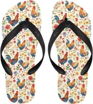 Unisex Flip Flops for Men and Women Lightweight Slip-On Beach Sandals with Sole for Outdoor Pool Casual Wear