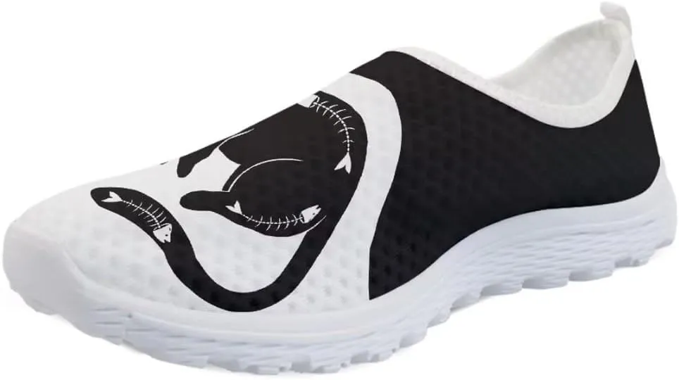 Unisex Walking Shoes Men Women Casual Sneakers Athletic Workout Travel Mesh Flat Shoes