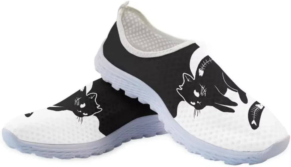 Unisex Walking Shoes Men Women Casual Sneakers Athletic Workout Travel Mesh Flat Shoes