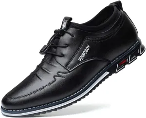 Veslesth Men Casual Luxury Sneakers Leather Loafers Comfort Walking Shoes Fashion Driving Shoes for Male Business Work Office Dress Outdoor