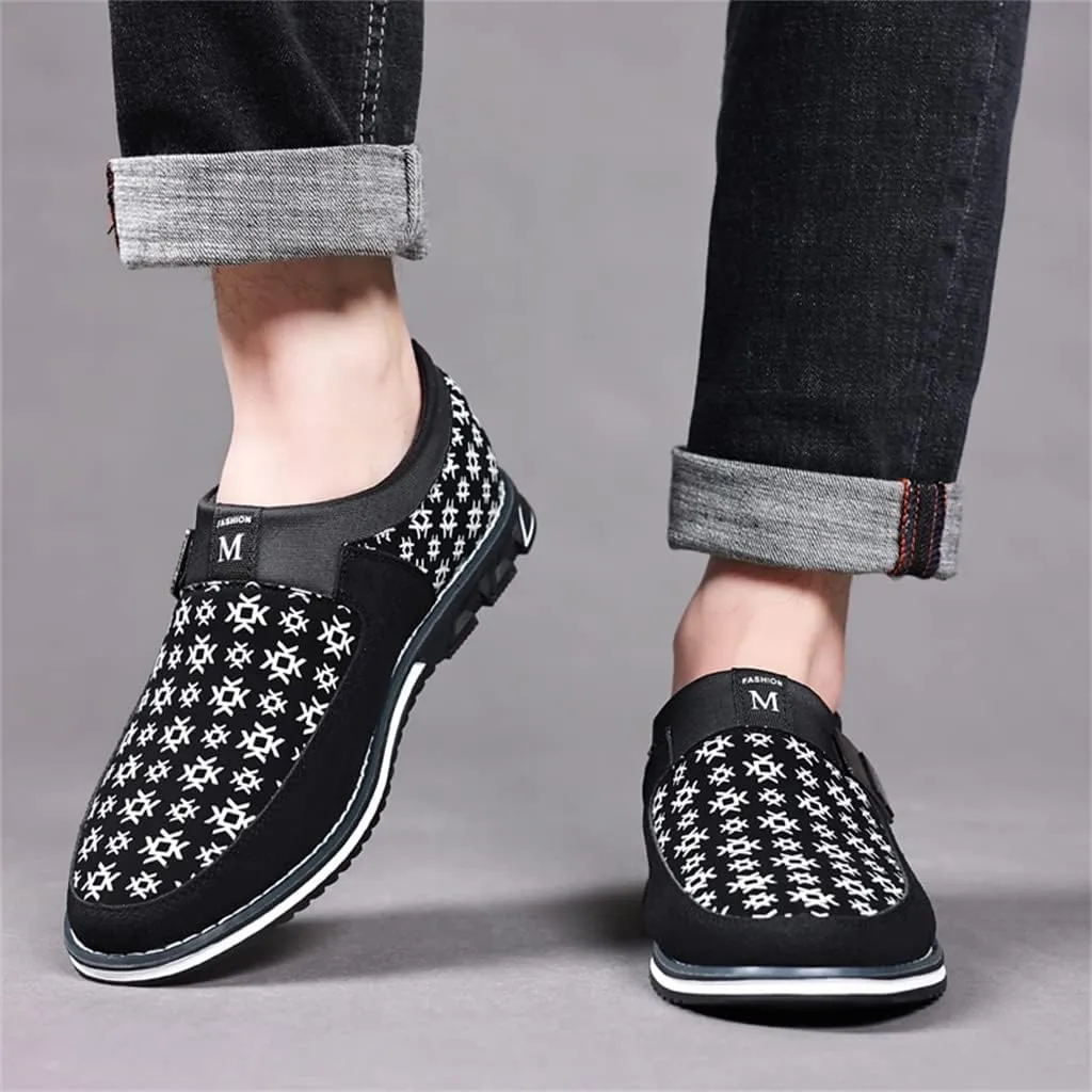 Veslexth Mens Casual Shoes Business Silp-on Fashion Leather Loafers Comfort Walking Driving Luxury for Male Work Office Dress Outdoor Breathable Sneakers