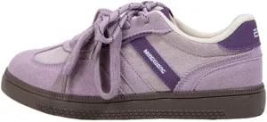 Vintage Low-Top Double-Lace Sneakers - Cute Retro Y2K Kawaii Chunky Platform Shoes Women & Girls, Comfy Casual Slip-Resistant for Beach Travel & College Campus