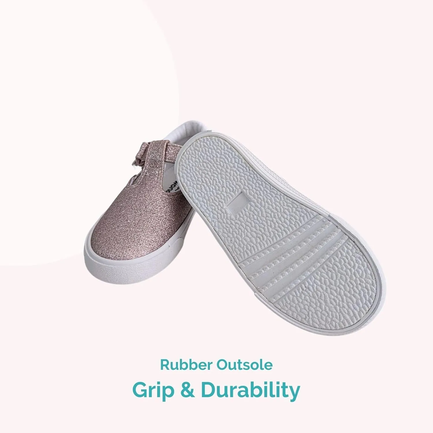 waddle wonder Toddler Glitter Mary Jane Flower Embroidery Low Top Hook Flat Memory Insole Shoes Sneaker