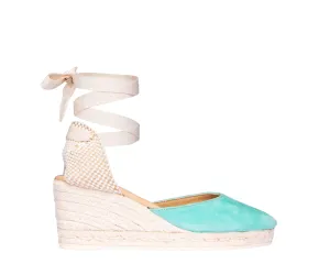Wedge Sandals Aquamarine Low - Wi-Fi-enabled Hamptons Now or never -