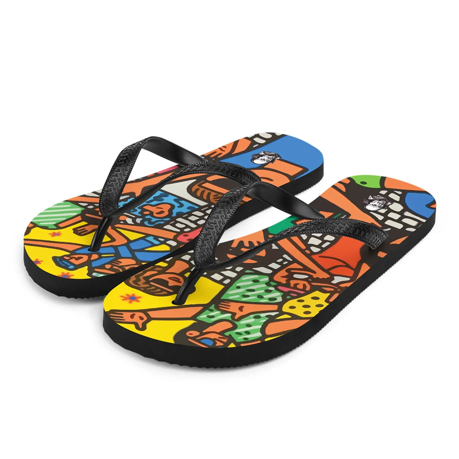 'What Fools These Mortals Be' Rubber Sole Flip-Flops