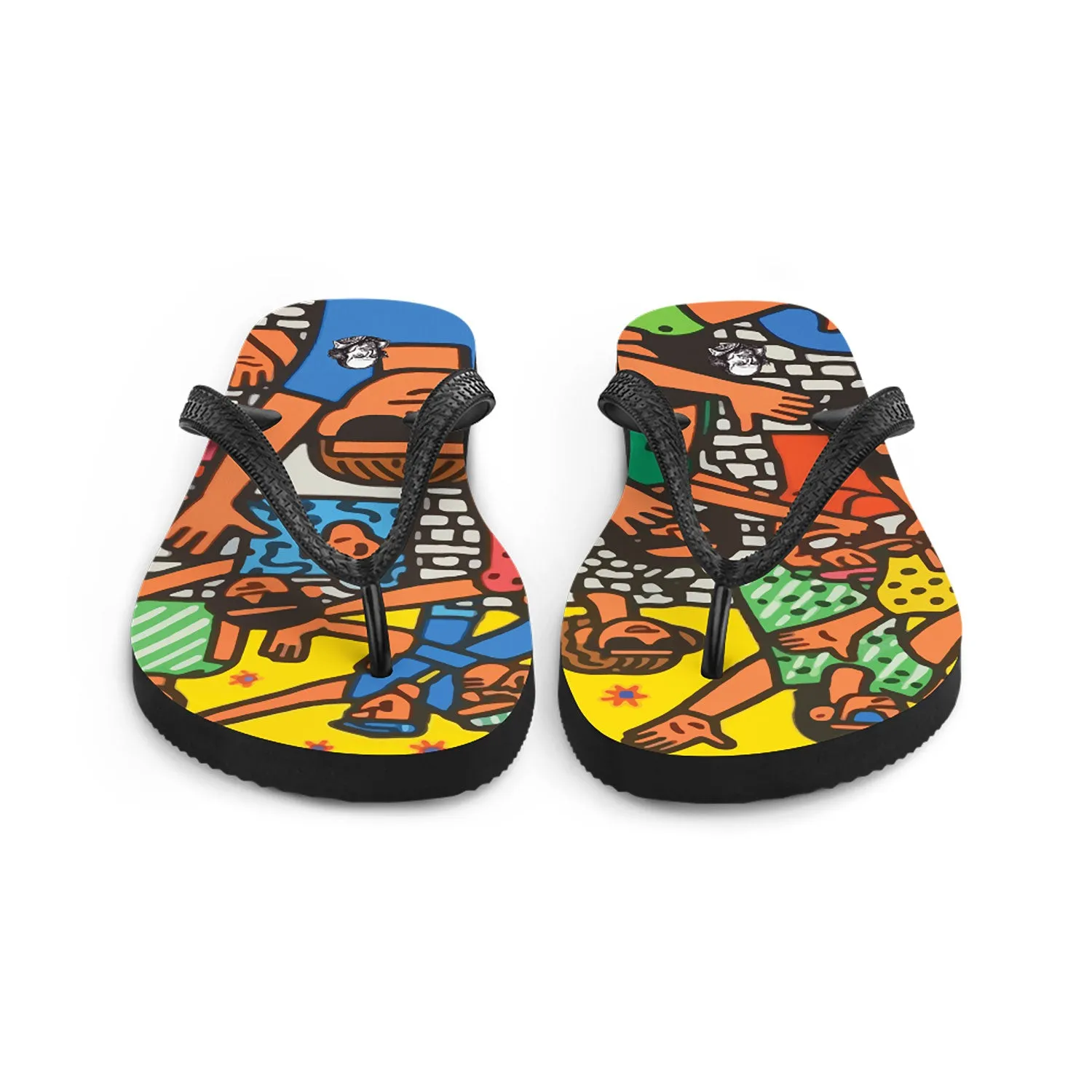 'What Fools These Mortals Be' Rubber Sole Flip-Flops